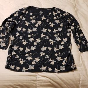 Lands End elbow length sleeve shirt size XL